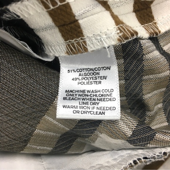 LOFT The Riviera Shorts Stripes 4" Inseam Minimalist Classic Style Plus Size 14 - Picture 6 of 8